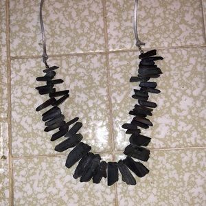 Amethyst crystal necklace